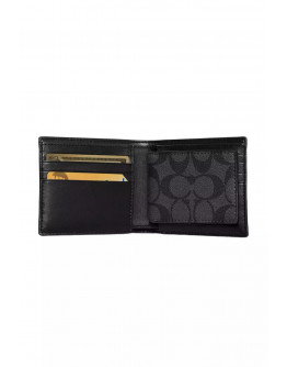 COACH Men's 3 In 1 Wallet In Signature Canvas