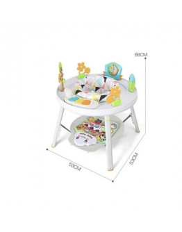 Baby Activity Center Music Pedal Mat Sit Stand Play Table Rotating Play Chair Activity Centre Jumperoo