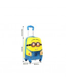 3D Cartoon 18 Inch Travel & School Trolley Kids Luggage Bag