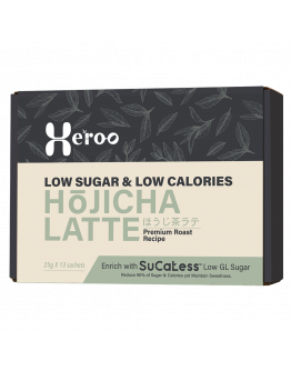 Heroo Hojicha Latte - 90% Less Sugar