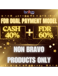 40% CASH + 40% FDR POINT ONLY FOR NON BRAVO PRODUCTS (0)