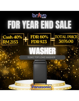 Panasonic 13.5KG Powerful Clean & Convenient Inverter Top Load Washing Machine 