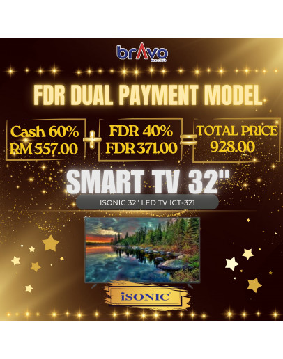 ISONIC 32" LED TV (WITH DVB-T2) 