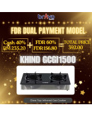 Khind GCGI1500 Glass Top Infrared Gas Cooker