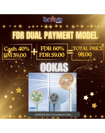 OOKAS Air Circulation Fan Stand Fan Electric Fan