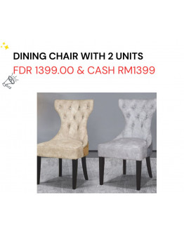 DINING CHAIR WITH 2 UNITS PAYMENT OPTION > BANK TRANSFER 50% & FDR 50%