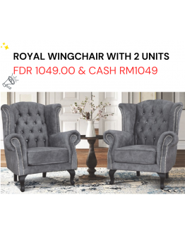 ROYAL WING CHAIR 2 UNITS PAYMENT OPTION > BANK TRANSFER 50% & FDR 50%