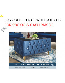 BIG COFFEE TABLE GOLD LEG PAYMENT OPTION > BANK TRANSFER 50% & FDR 50%