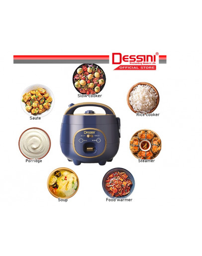 DESSINI ITALY 1.8L MINI Electric Rice Cooker (RANDOM COLOR) FOR SABAH ONLY