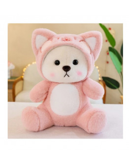 Cute Plushie Teddy Tales Pink Teddy Bear Plush Toy Doll holiday gift Soft Baby Pillow -28cm