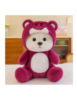Cute Plushie Teddy Tales Pink Teddy Bear Plush Toy Doll holiday gift Soft Baby Pillow -28cm