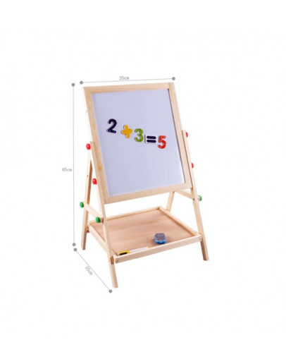 Kids Wooden Double Sided Magnetic White and Black drawing board Toys toy Gifts